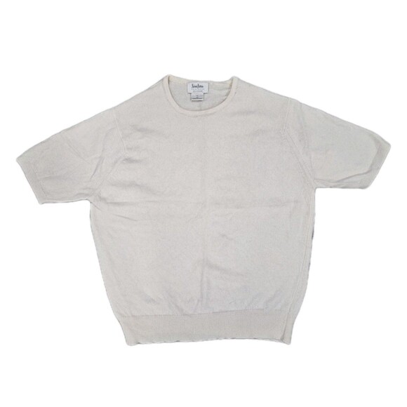 Neiman Marcus Cashmere Womens Sweater Size XL Cream Color 100% Cashmere - Picture 6 of 6